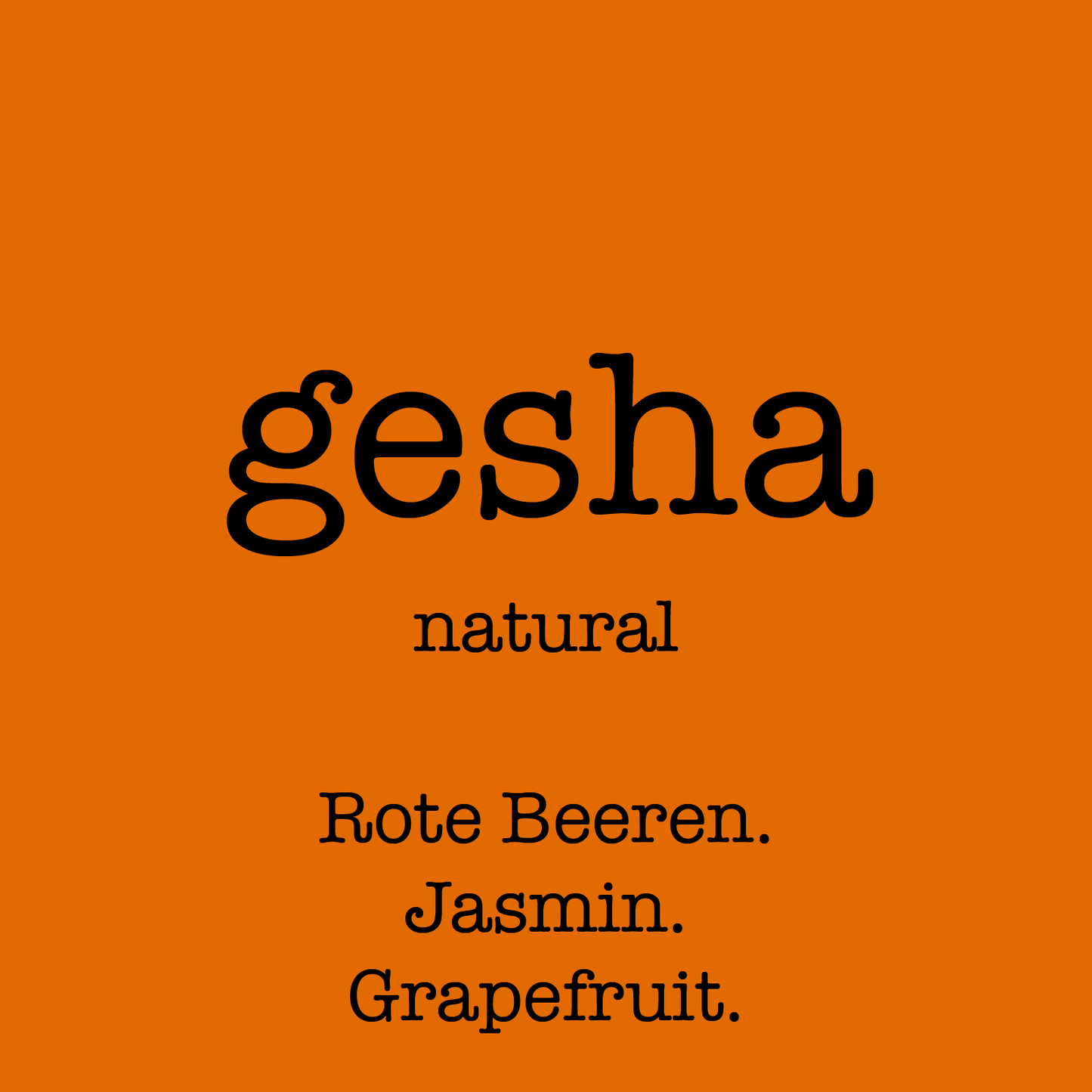 Gesha Natural